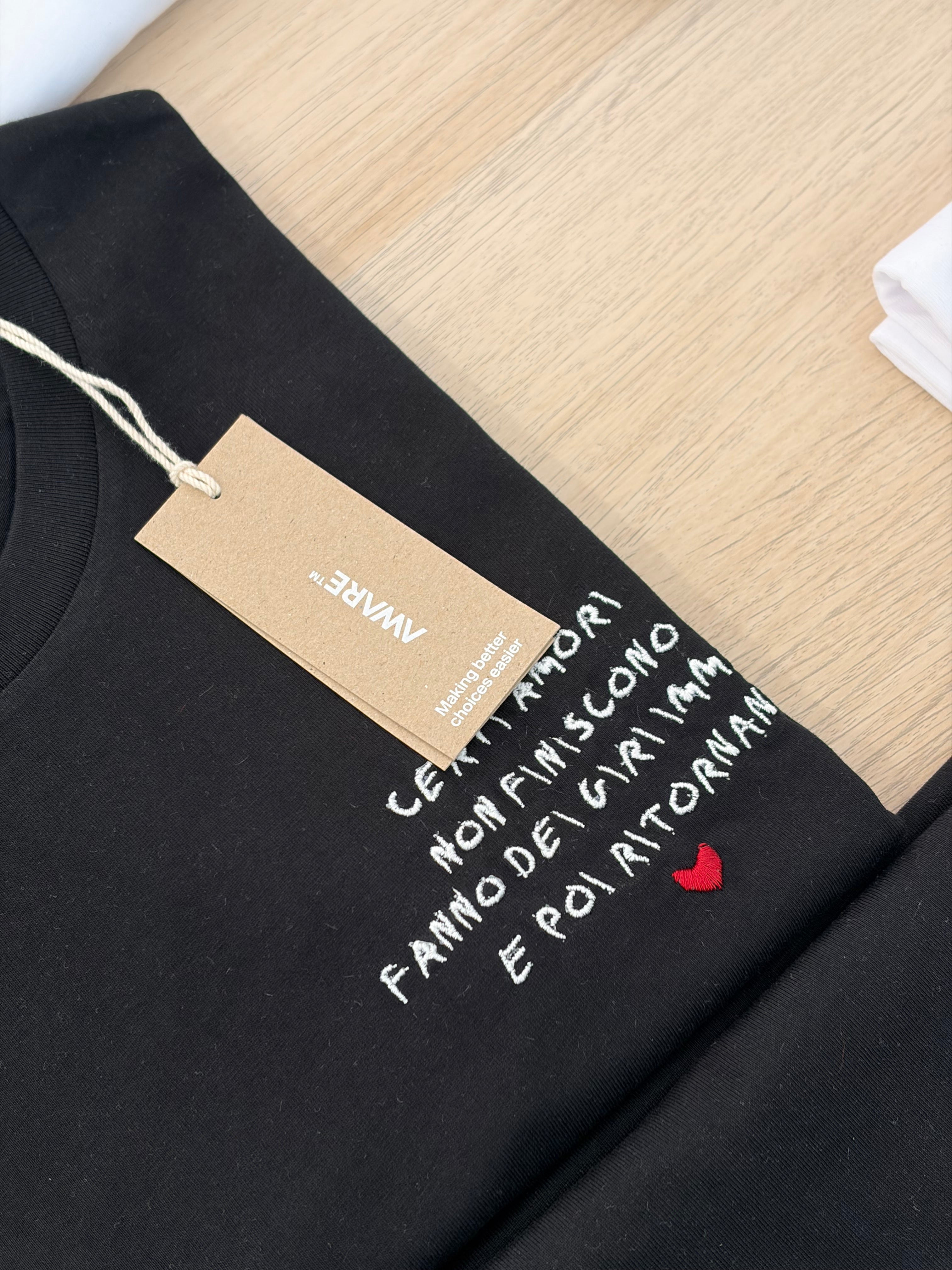 T-shirt uomo/donna da personalizzare con Testo